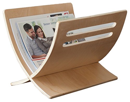 Porte revues magazine en bois nature, Dim : L30...