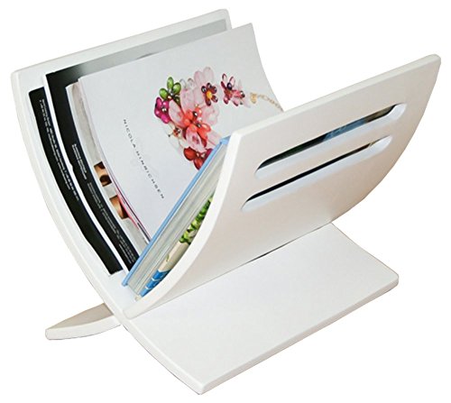 Porte revues magazine en bois blanc, Dim : L30 ...