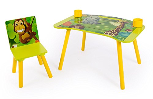 Ensemble table et chaise enfant pour loisirs cr...