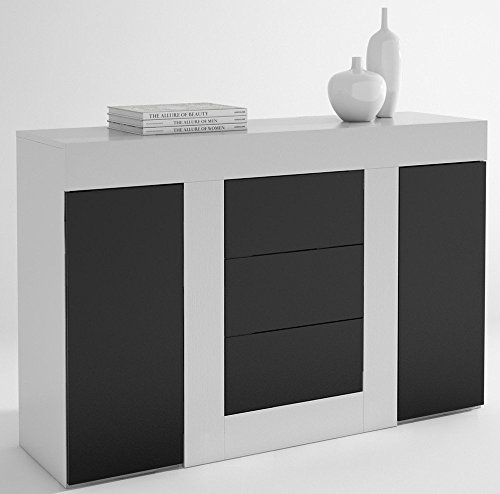 Buffet ALICE avec 2 portes et 3 tiroirs, colori...