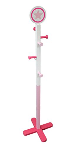 Porte-manteau étoile coloris rose pour enfant, ...