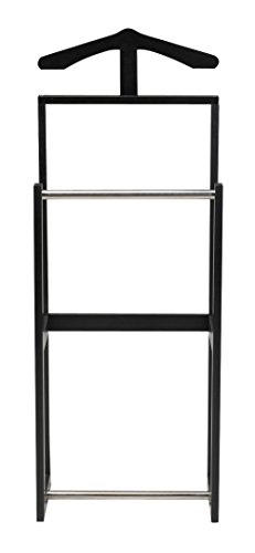 Valet de nuit en bouleau noir, L 107 x H 40 x P...