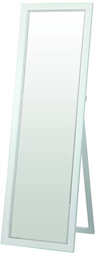 Psyché en MDF de couleur blanche - Dim : Ht 160...