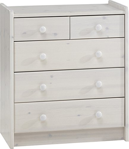 Commode enfant avec 5 tiroirs - Dim : 72 x 64 x...