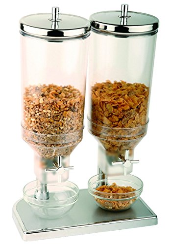 Double distributeur à céréales en plastique/ple...