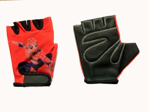 Deckra Sports Enfants Gants vélo junior Cartoon caractère imprimé Gants (Spiderman (Rouge), Très Petit (xs)) 6051260089797 (6051260089797)