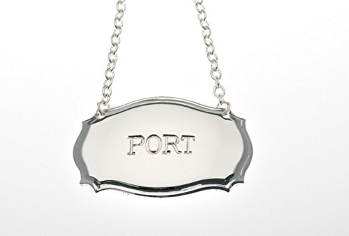 Flaschenanhänger ports avec kette- argenté et t...