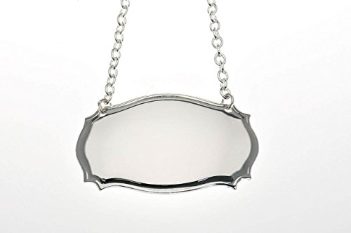 Flaschenanhänger avec kette- peut-argenté et tr...