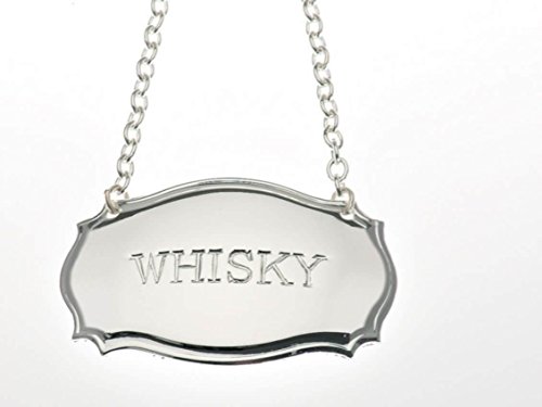 WHISKY avec kette- flaschenanhänger argenté et ...