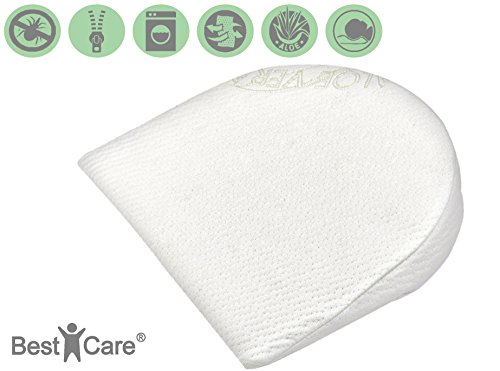 Pemicont BestCare® - Coussin bébé soulageant la pression et doté d'un tissu respirant. Parfaitement ajustées à la plupart des petits lits, poussettes, berceaux, d'appoint trouvables dans le commerce, évitant ainsi les espaces vides dangereux, Taille:33x30 cm (ovale) code EAN 6057179217399 