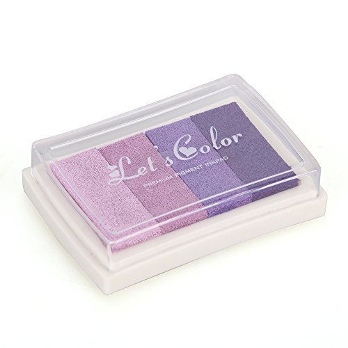 Tampon encreur 4 couleurs, scrapbooking multico...