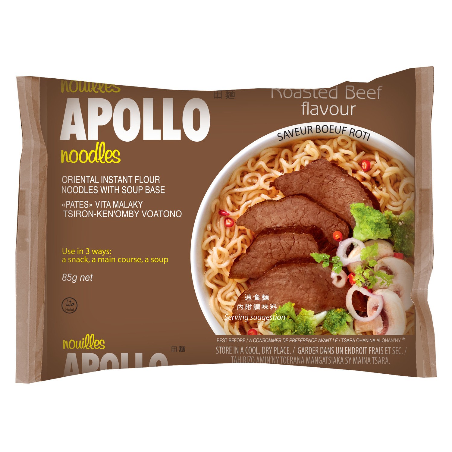 Nouilles instantanées de boeuf APOLLO