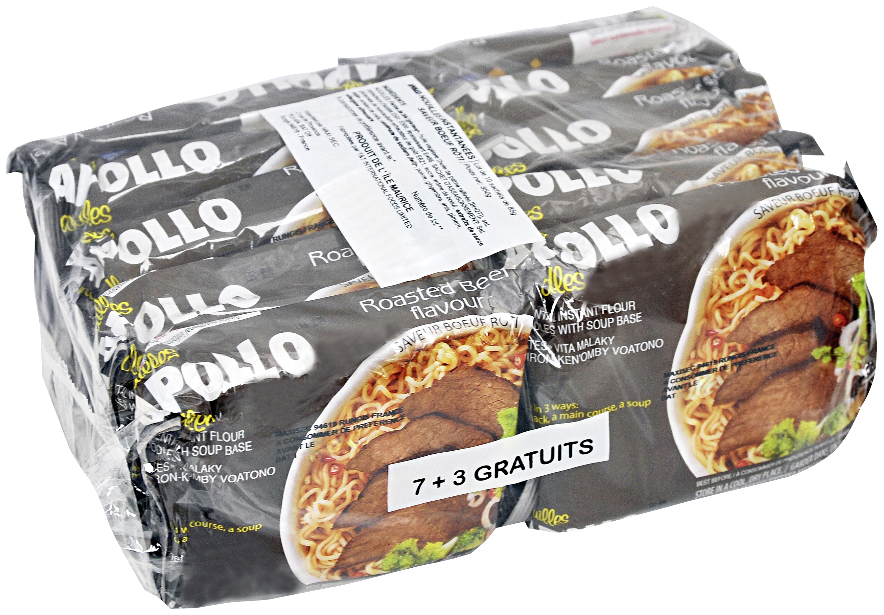 Nouilles instantanées saveur bœuf Apollo