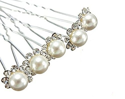 6 x mariage mariée Prom épingles à cheveux fleu...