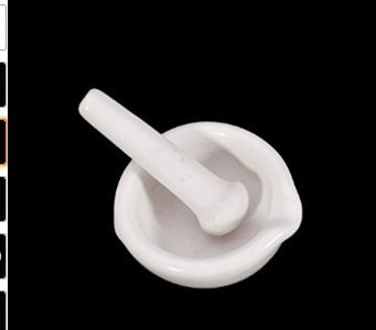 Ine2wo3 ine2wo3 Porcelaine mortier et pilon en céramique dans un mortier fixé à un mortier en céramique 6 ml code EAN 6118459477718 