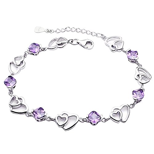 Swarovski élément bracelet charms argent fin 92...