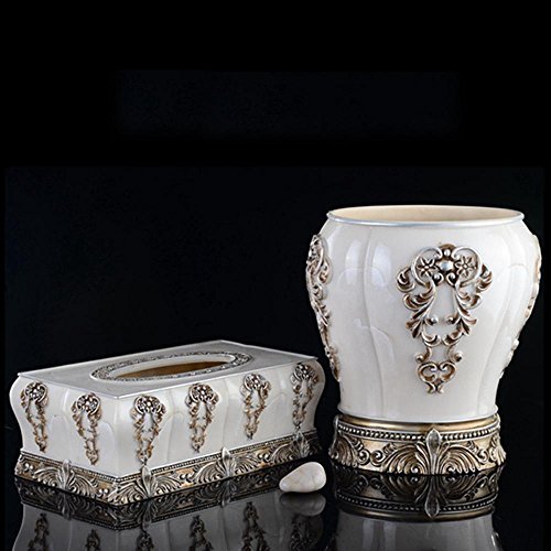 Résine de toilette salle de bain suite set de deux