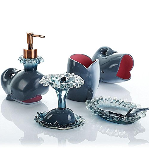 Créative européenne dolphin résine salle de bai...