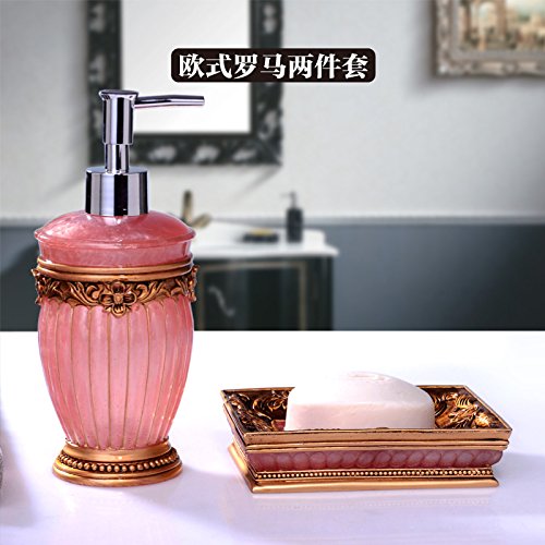 Salle de bain mis main continental bouteilles d...