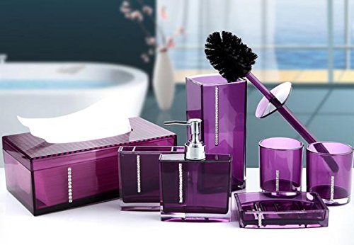 Sept salle de bains lavage acrylique salle de b...