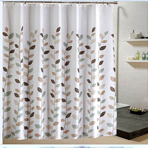 Rideau de douche étanche anti-mousse impression...