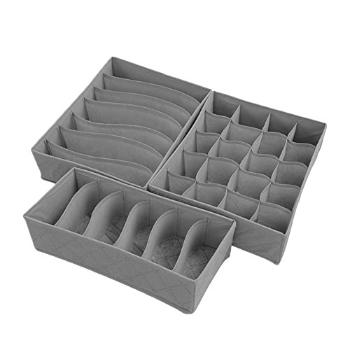 3pc boîte de rangement pliable pour sous-vèteme...