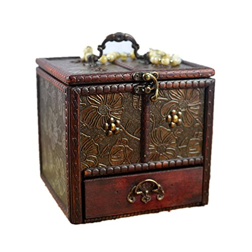 De haute qualité Rétro boîte à bijoux en bois a...