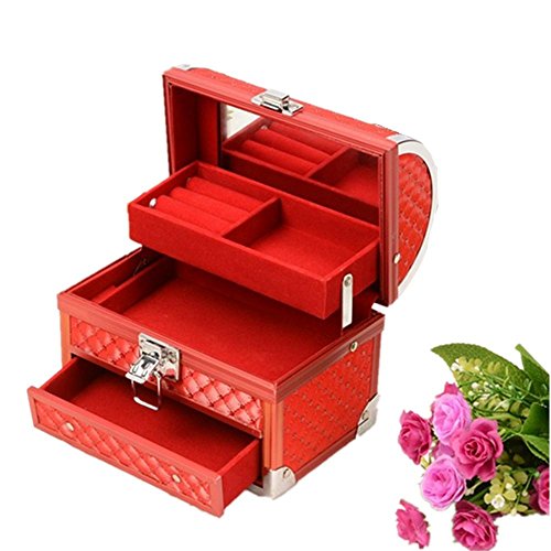 Red Multipurpose Hand - Bijoux tenue Box cosmét...