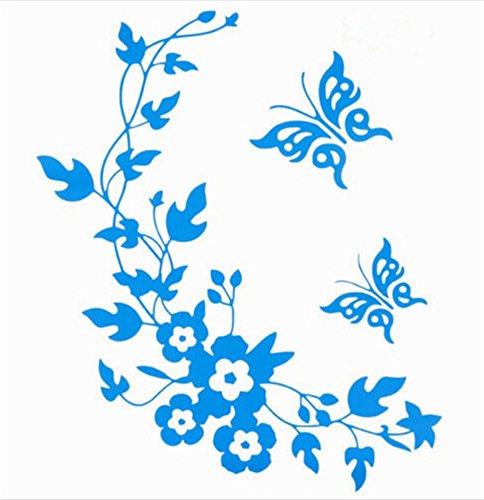 Fleur de papillon salle de bains toilettes lapt...