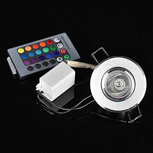 Cristal au plafond lšŠger en alliage d¡¯aluminium bo?tier coloršŠ ršŠglable + 24-clšŠ tšŠlšŠcommande, 1 morceaux RGB 3W/2p. 6166057322626 junhe Cristal au plafond lšŠger en alliage d¡¯aluminium bo?tier coloršŠ ršŠglable + 24-clšŠ tšŠlšŠcommande, 1 morceaux RGB 3W/2p. 6166057322626 junhe