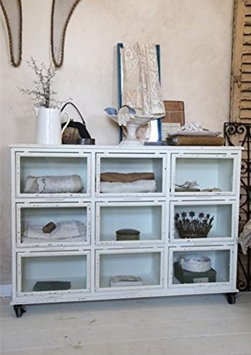 Vitrine/Cabinet/bahut métallique Shabby Chic Style 6168673464810 Jeanne dŽArc Living