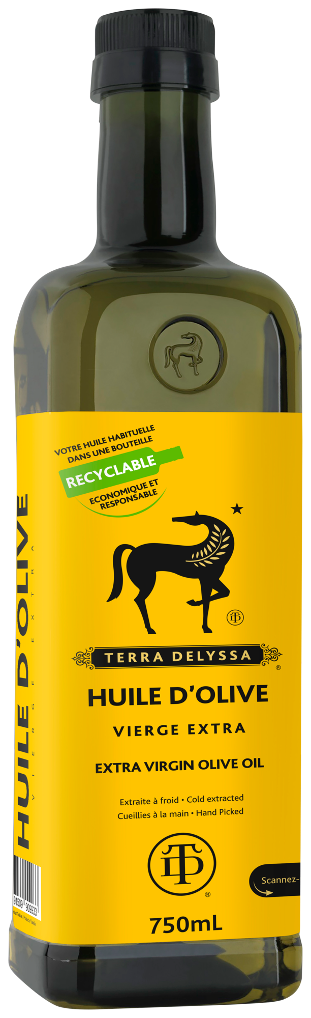  HUILE D'OLIVE VIERGE EXTRA "TERRA DELYSSA" code EAN 6191509909933 