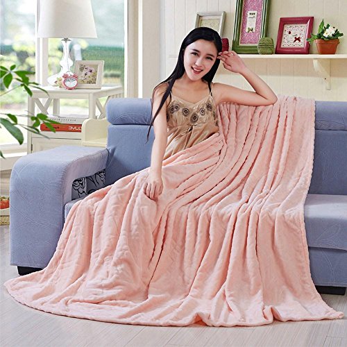 SB@super douce fourrure floue-couverture chaude...