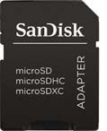 CARTE MICRO SDHC + ADAPTATEUR