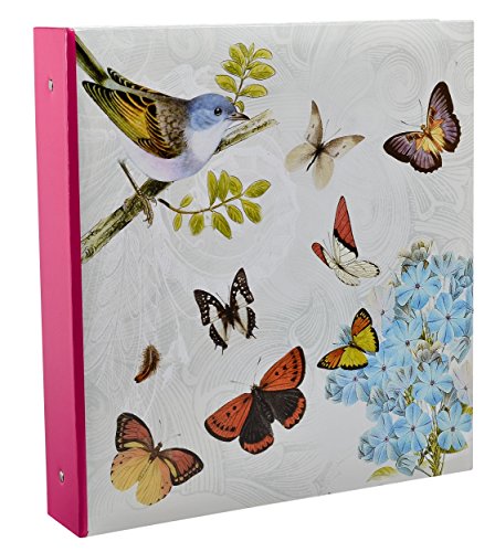 ARPAN Arpan Large Cream Ring Binder Photo Album Holds 500 Photos - Butterfly by ARPAN code EAN 6197190637582 