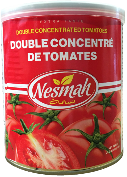 NESMAH DOUBLE CONCENTRÉ DE TOMATES 
 code EAN 6210437014257 