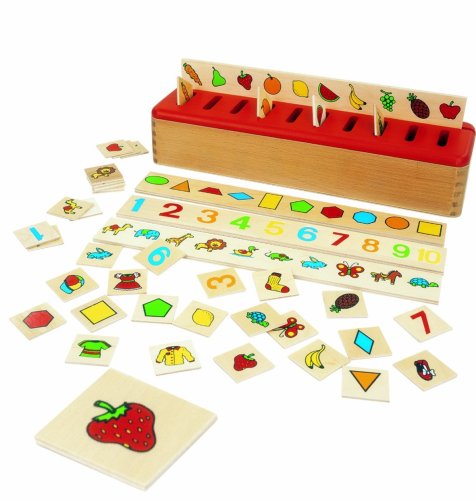 BSM Edufun - Ef 31105 - Jouet en Bois - Boîte de Tri Montessori code EAN 6221026311053 