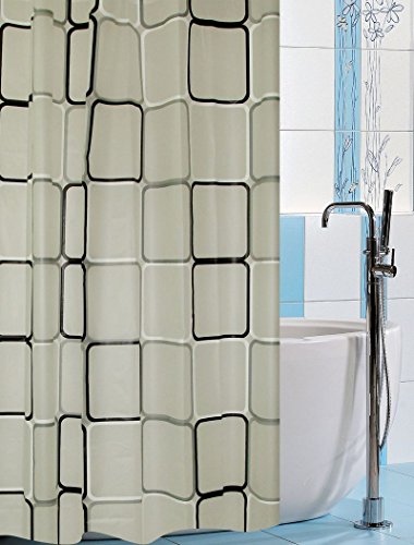 LUN Rideaux de douche de salle de bain classiqu...