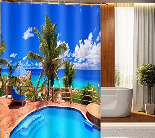 LUN Rideau de douche, Premium salle de bains po...