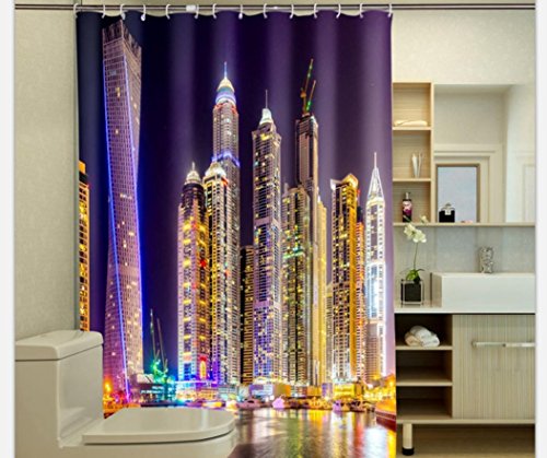 LUN Rideau de douche, Premium salle de bains po...