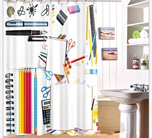 LUN Rideau de douche, Premium salle de bains po...