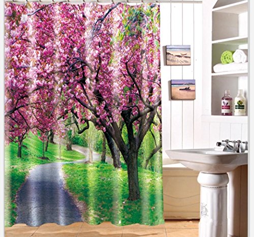 LUN Rideau de douche, salle de bains de luxe Po...