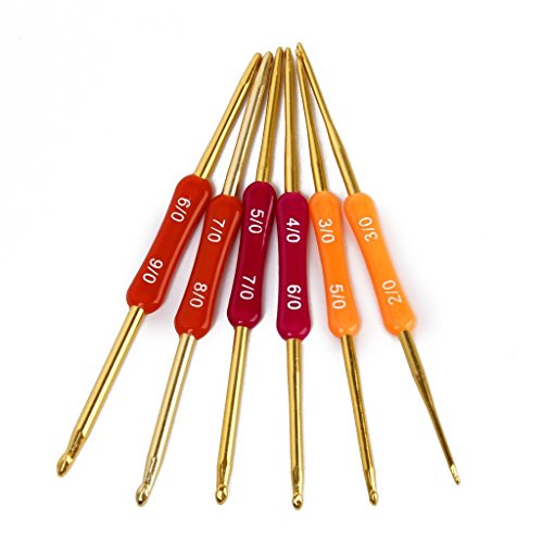 ourbest Lot de 6 Double Extrémité Crochet croch...