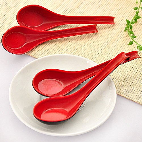 dealglad® New Louche chinois style rouge et noi...