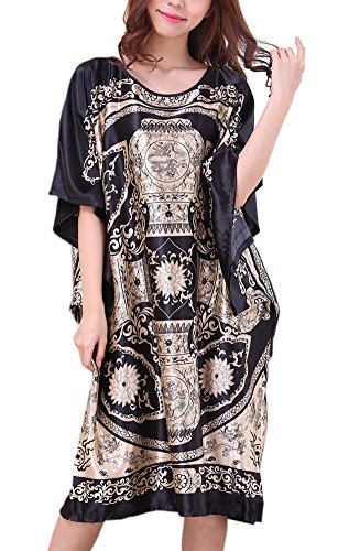 Chemise de nuit femme soie en vrac grande taill...