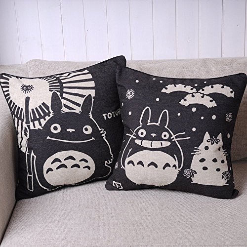 - 2 housses de coussin / taies d'oreiller totor...