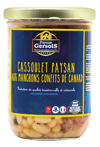CASSOULET PAYSAN AUX MANCHONS CONFITS DE CANARD 6396398 PAYSAN GERSOIS