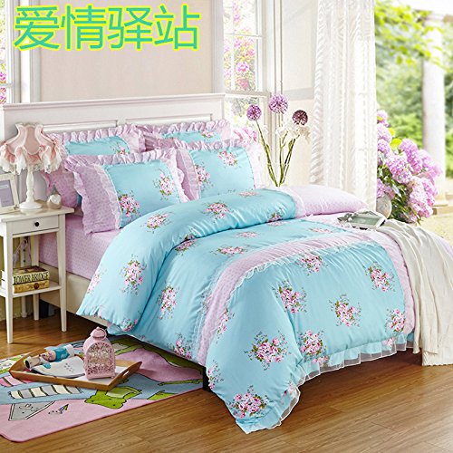 Han shi princesse dentelle coton 4 pces,a