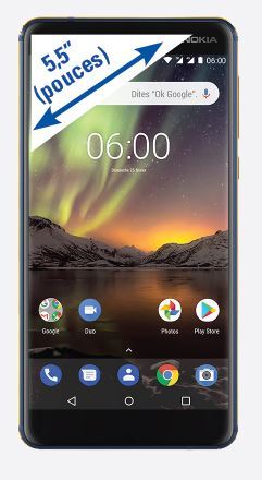 SMARTPHONE NOKIA 6.1 NOIR CUIVRE(1)