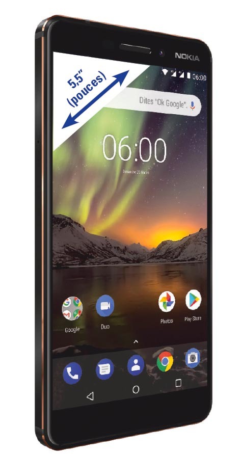 SMARTPHONE NOKIA 6.1 NOIR/CUIVRE(1)